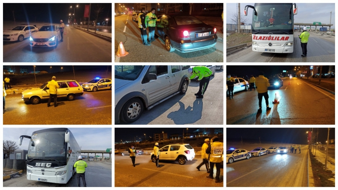 243 ARAÇ TRAFİKTEN MEN EDİLDİ!