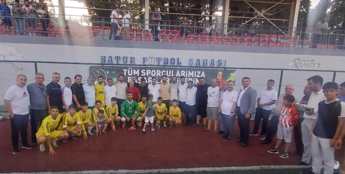 BATUR SAHASINDA KUPA TÖRENİ YAPILDI