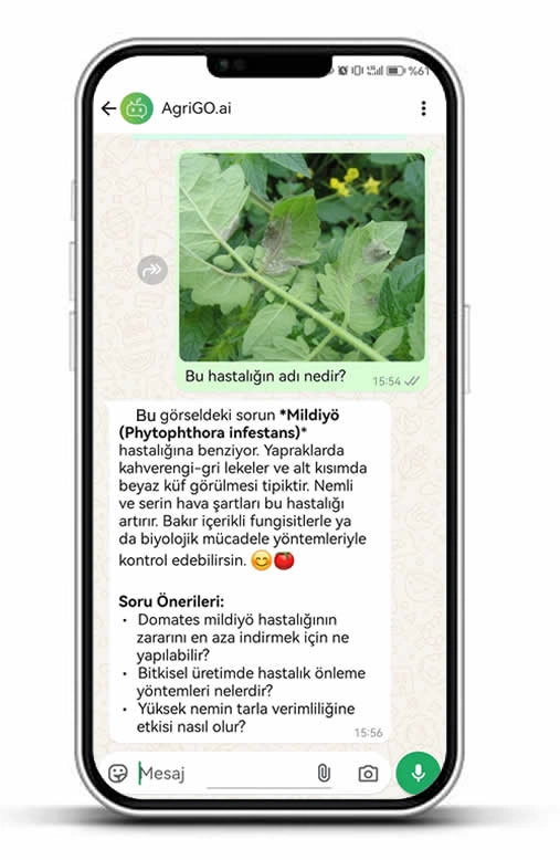 Çiftçiler yapay zeka ile üretim yapacak 