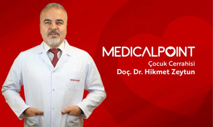 ÇOCUK CERRAHİSİ UZMANI DOÇ. DR. HİKMET ZEYTUN  MEDICAL POINT GAZİANTEP HASTANESİ’NDE HASTA KABULÜNE BAŞLADI