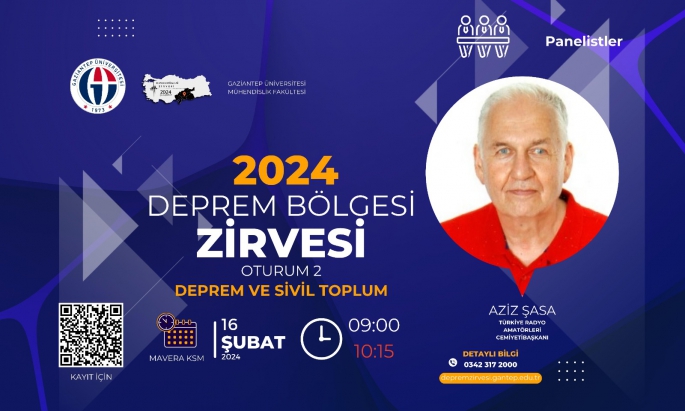 DEPREM BÖLGESİ ZİRVESİ’NDE SİVİL TOPLUMUN ÖNEMİ ELE ALINACAK