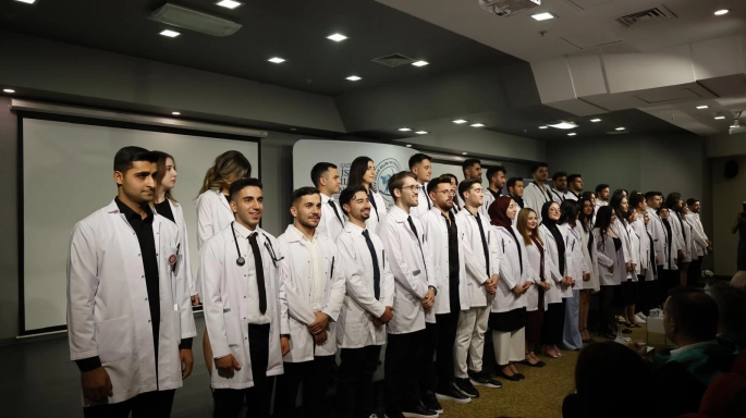 GELECEĞİN HEKİMLERİ BEYAZ ÖNLÜK GİYDİ