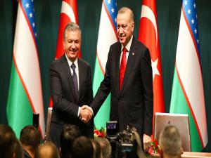 Erdoğan ve Mirziyoyev karşılıklı yeni yıl tebriğinde bulundu