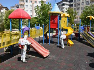 ŞAHİNBEY BELEDİYESİ PARKLARI ŞAHİNBEYLİLER İÇİN HAZIRLIYOR