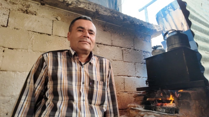 İslahiye’de 1700 rakımda odun ateşinde çay keyfi