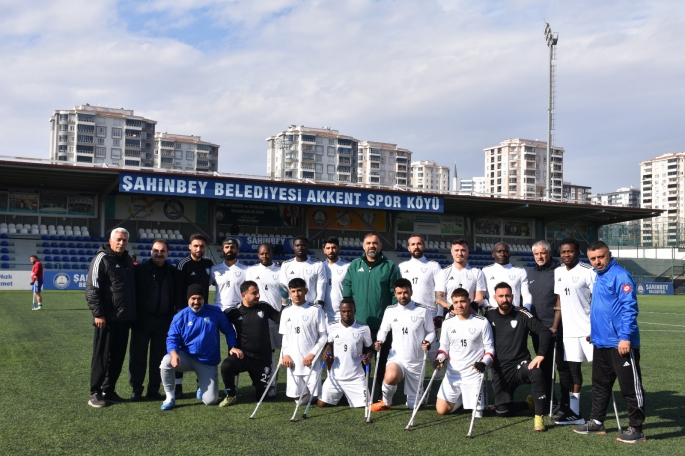 ŞAHİNBEY AMPUTE FUTBOL TAKIMI’NDAN NET SKOR 1-0   
