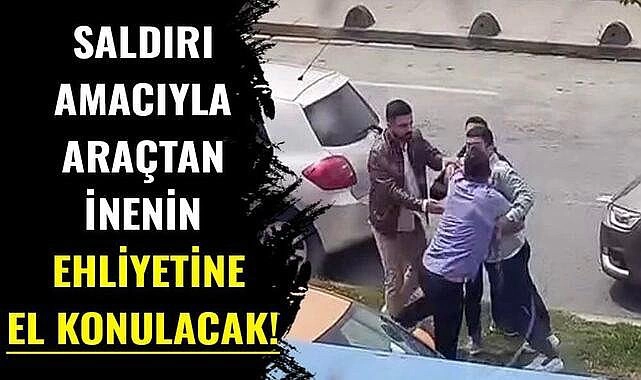 Saldırı Amaçlı Araçtan İnen Yandı