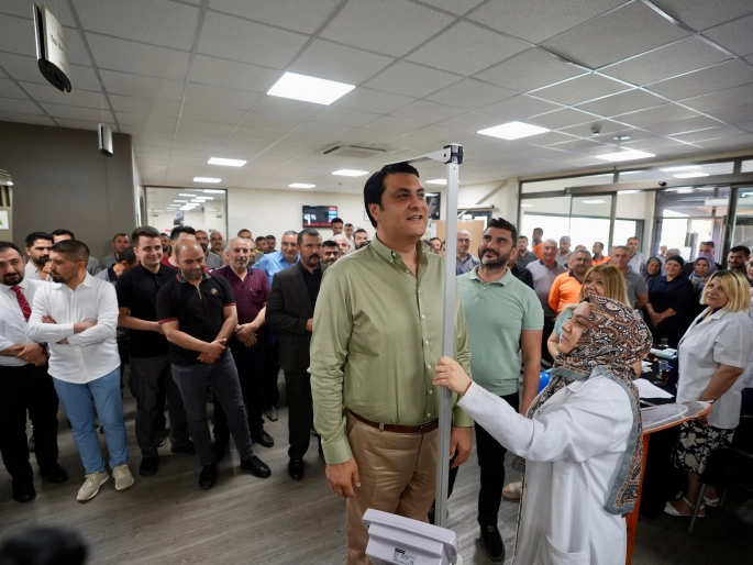 ŞEHİTKAMİL’DEN PERSONELLERE YÖNELİK KİLO-BOY TARAMASI