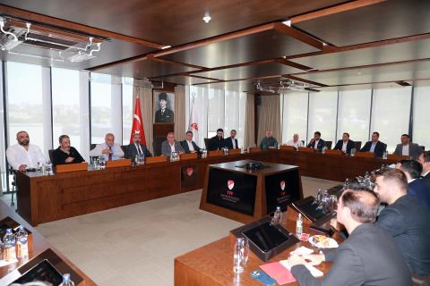 TFF 2. Lig Kulüp Başkanları ile Bir Araya Geldi 