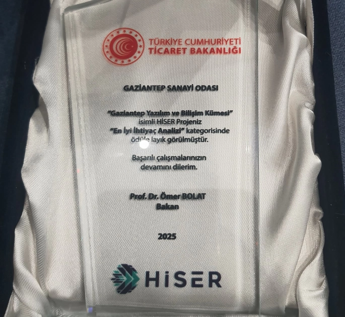 TİCARET BAKANLIĞI’NDAN GSO’YA ÖDÜL