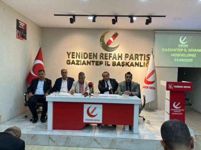 YENİDEN REFAH GAZİANTEP'TE ÖNEMLİ TOPLANTI