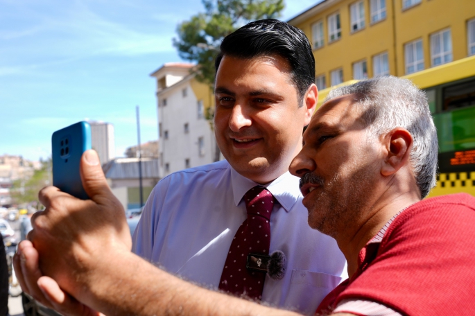 YILMAZ: “SÖZ VERDİĞİMİZ GİBİ HALKIN İÇİNDE OLACAĞIM”