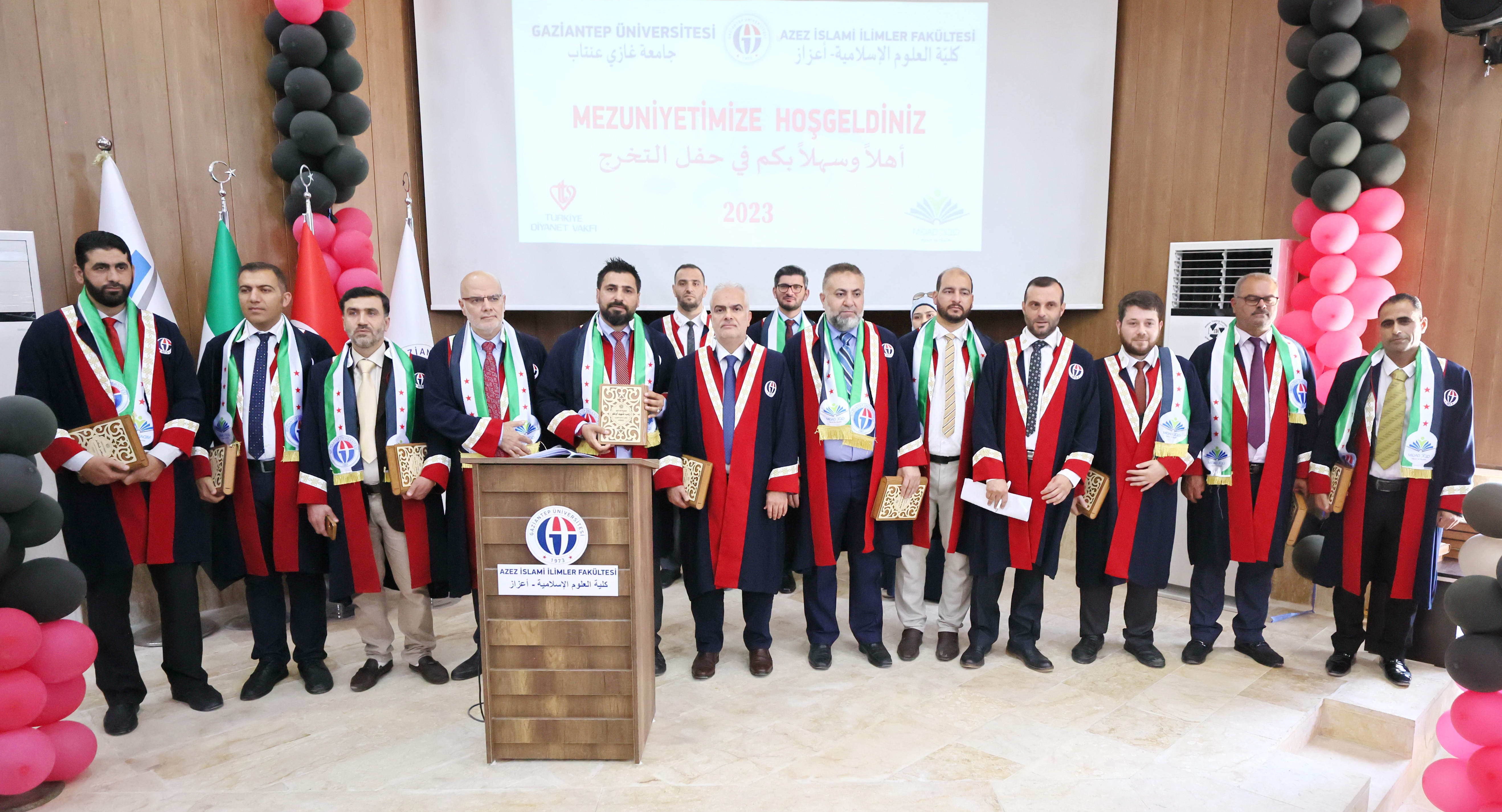 GAÜN AZEZ İSLAMİ İLİMLER FAKÜLTESİ İLK MEZUNLARINI VERDİ